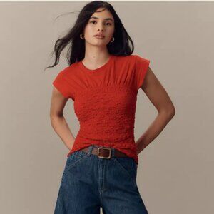 Brand New Maeve Smocked Muscle Top